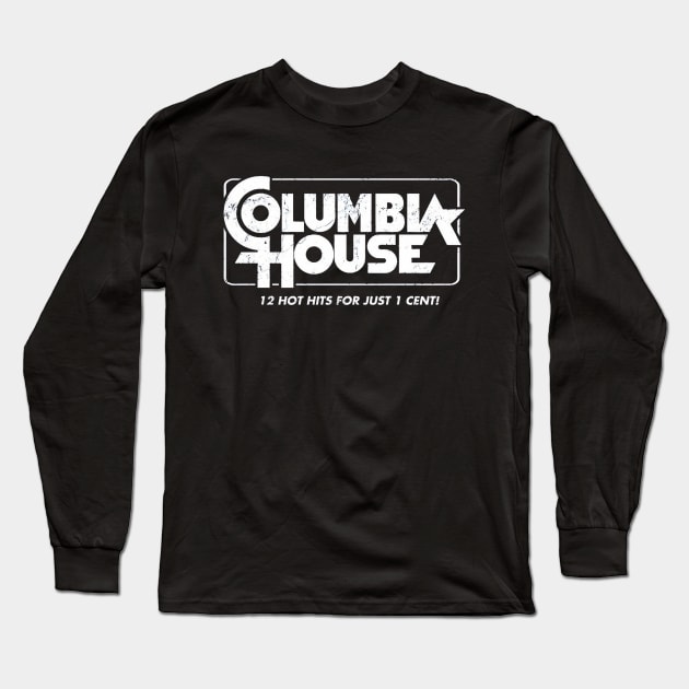 Columbia House Records Music Vintage Retro Long Sleeve T-Shirt by Ghost Of A Chance 